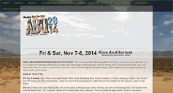 Desktop Screenshot of abqbreakingbadfest.com